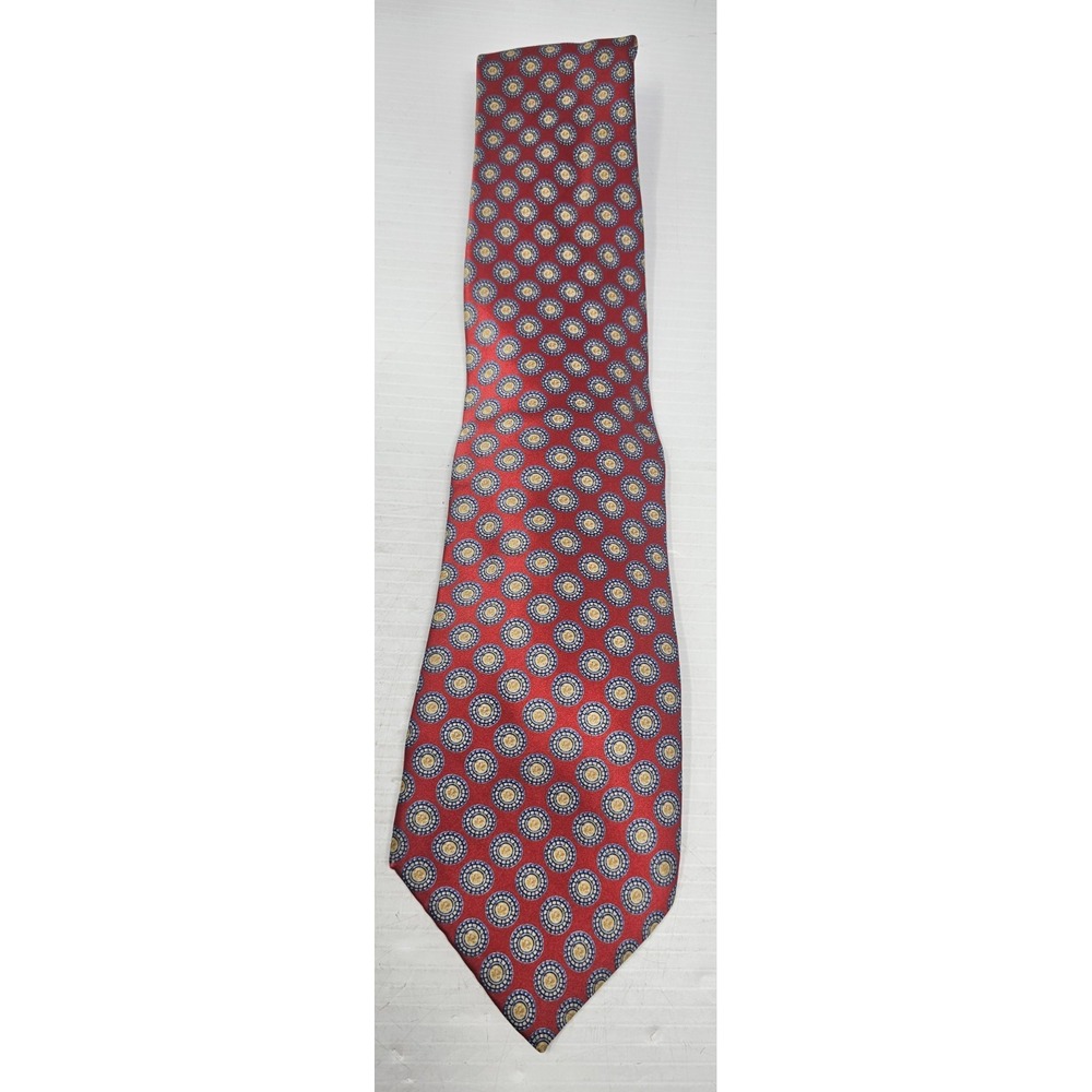 Stefano‎ Ricci Luxury Collection Tie Red Geometric Paisley Silk Made In Italy
